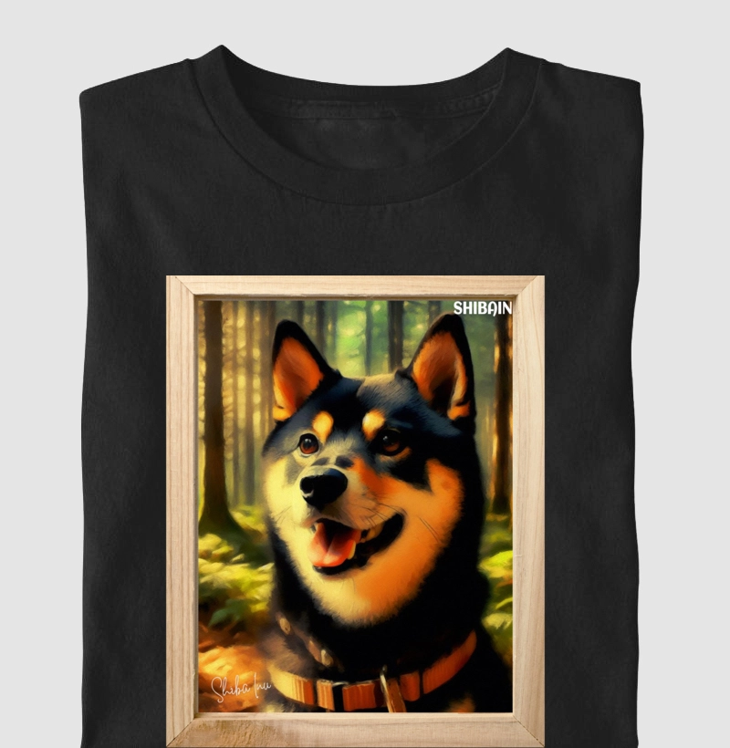 Quadro Shiba Black and tan 2