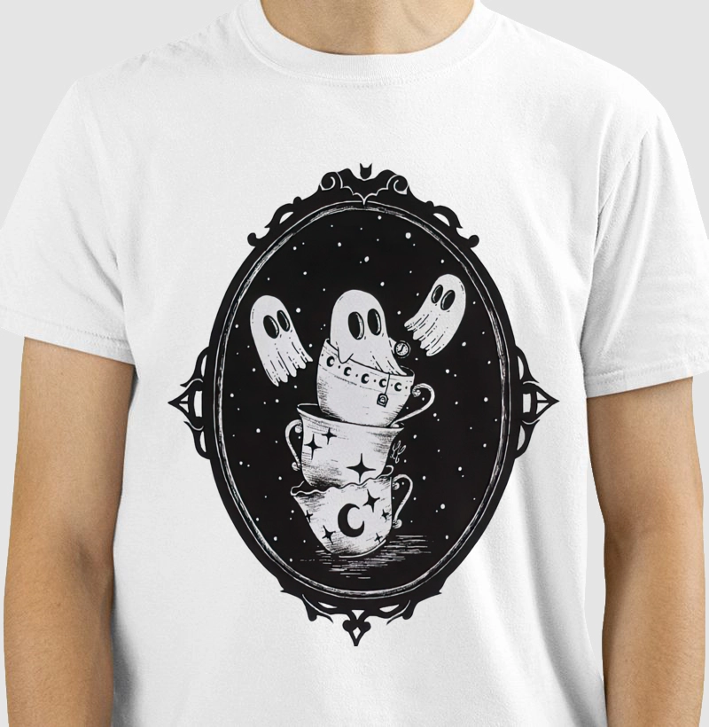 Fantasmas se divertindo no espelho