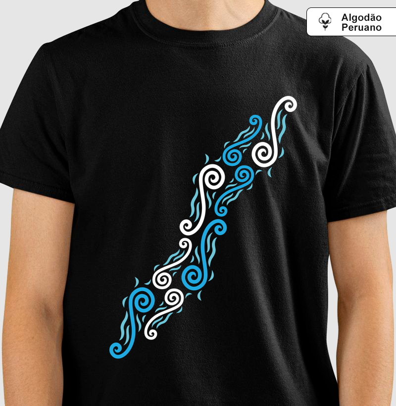 T-shirt Indígena- Grafismo "Tɨpɨyuka"