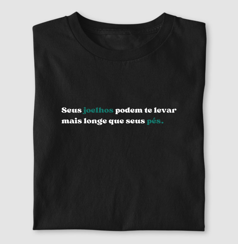 Seus joelhos podem te levar mais longe que seus pés.