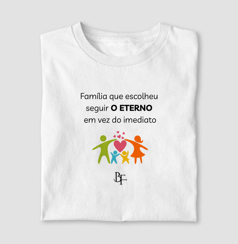 Família que escolheu seguir O ETERNO  em vez do imediato