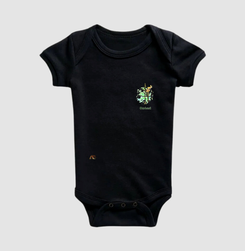  Camiseta Espírito da Caça no peito Oxóssi Invisível 100% Algodão