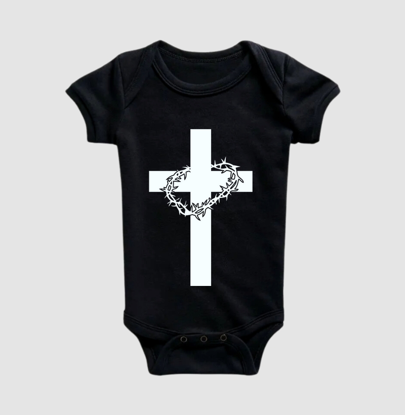 Cruz com coroa - Minimalista