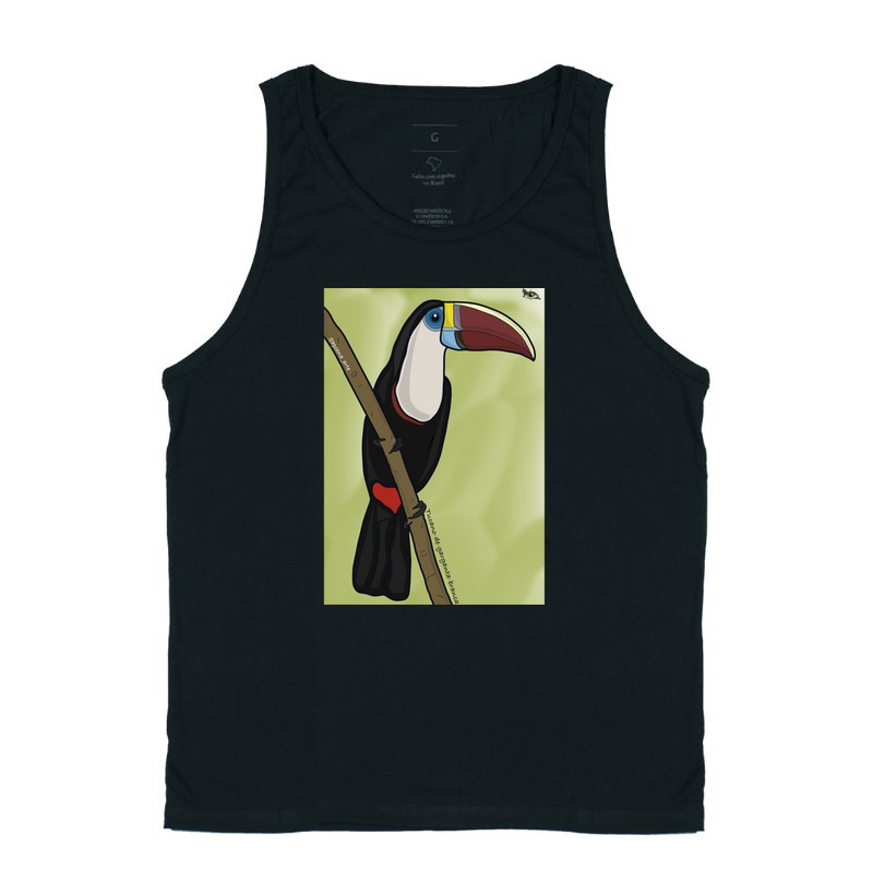 Camiseta Tucano-da-garganta-branca