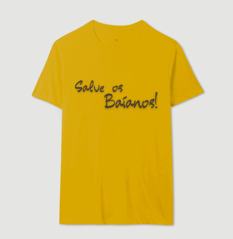 Baiano - Saudação 1 - Camiseta Amarela