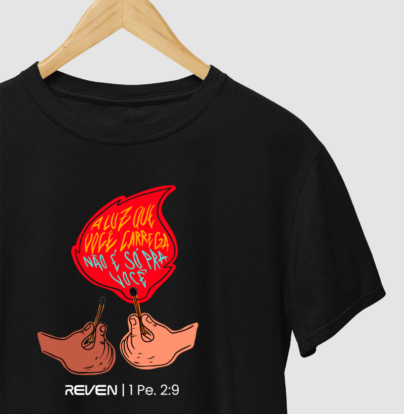 Camiseta Compartilhe a Luz