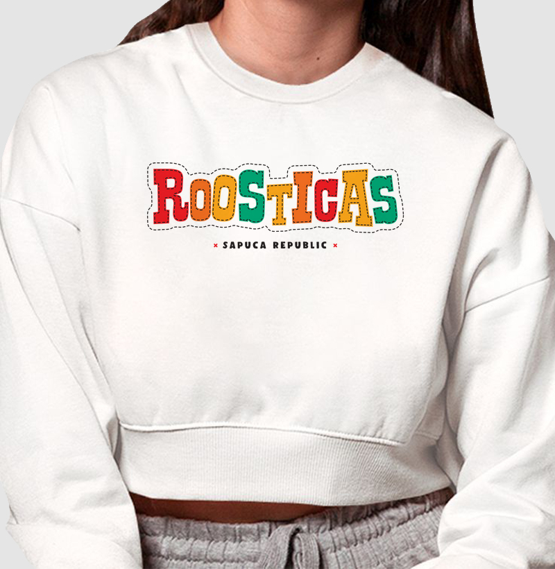 Cropped Moletom Roosticas