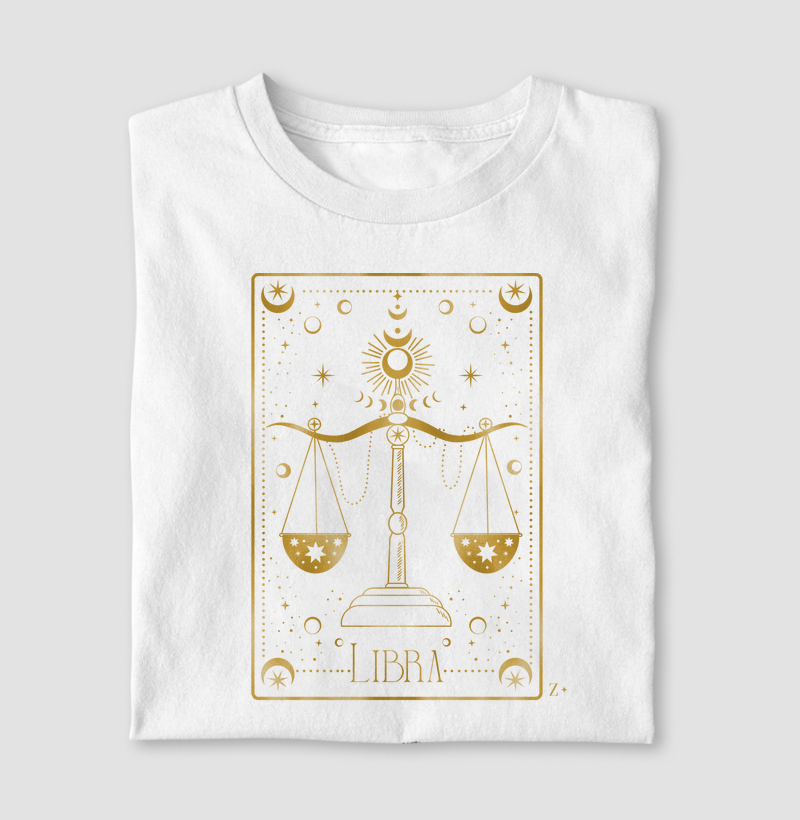 Camiseta Signos LIBRA - LETTER