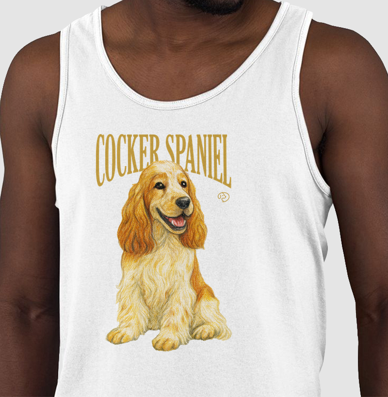 Cocker Spaniel Laranja Ruão Vintage