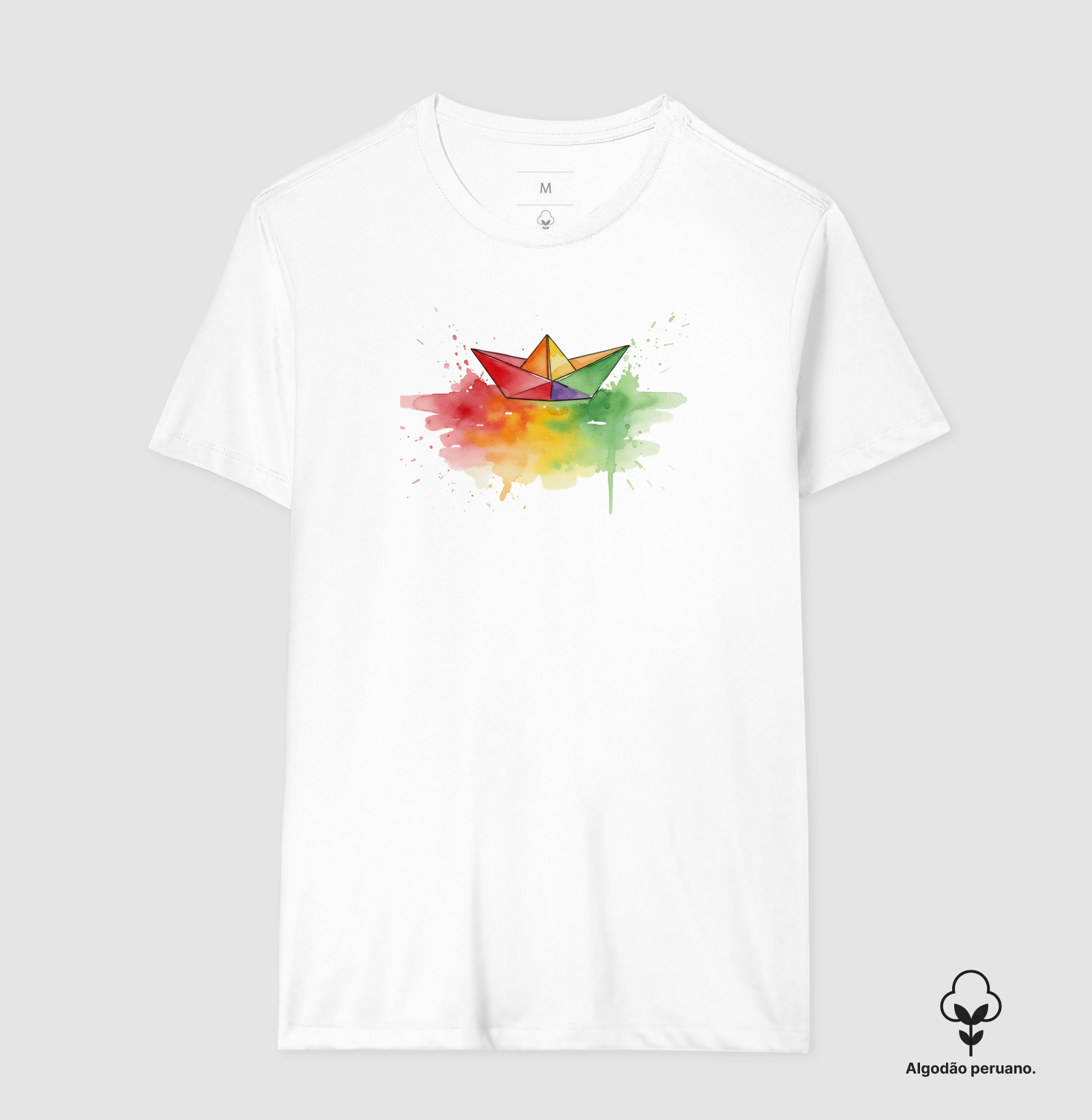 Barquinho Origami Multicolor