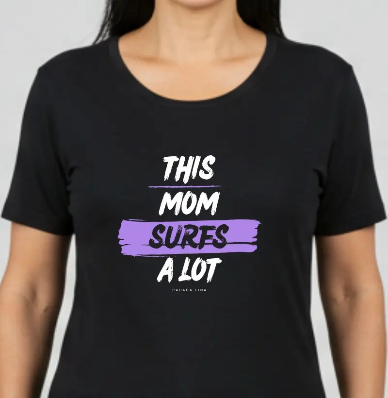 This mom surfs a lot