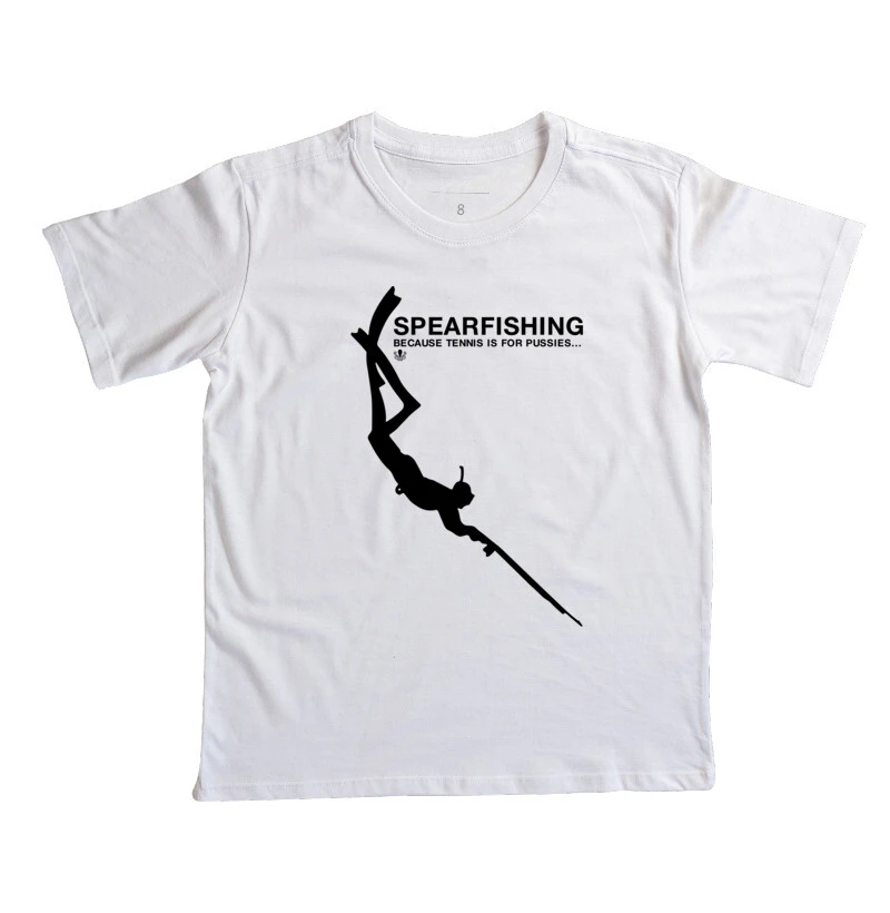 Camisa Infantl SpearFishing Because...
