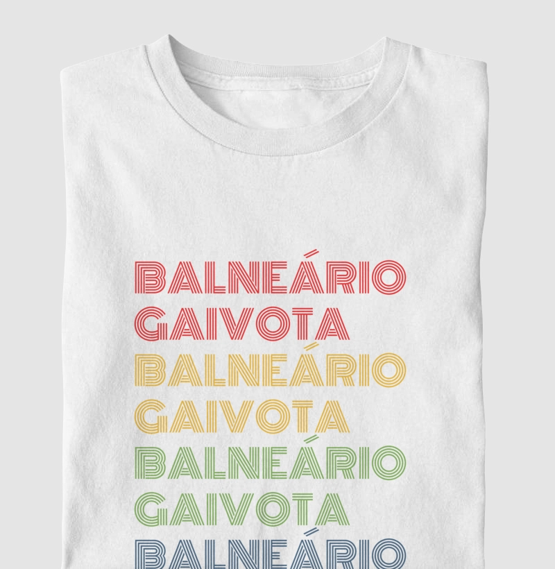 Balneário Gaivota Letreiro Retrô