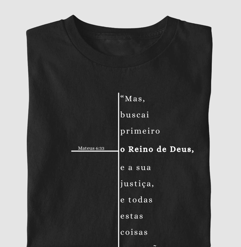 Camiseta Mateus 6:33