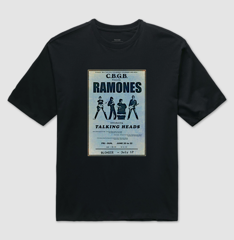 Cartaz - Talking Heads and Ramones 1975