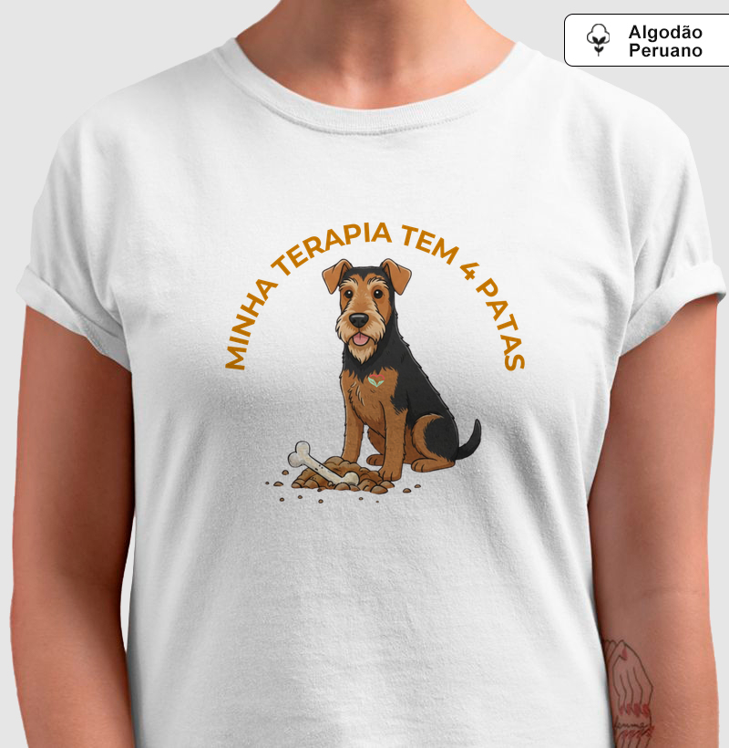 AIREDALE TERRIER TERAPIA - Malha Peruana