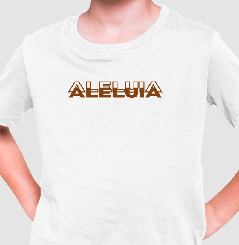 Camiseta Infantil Aleluia