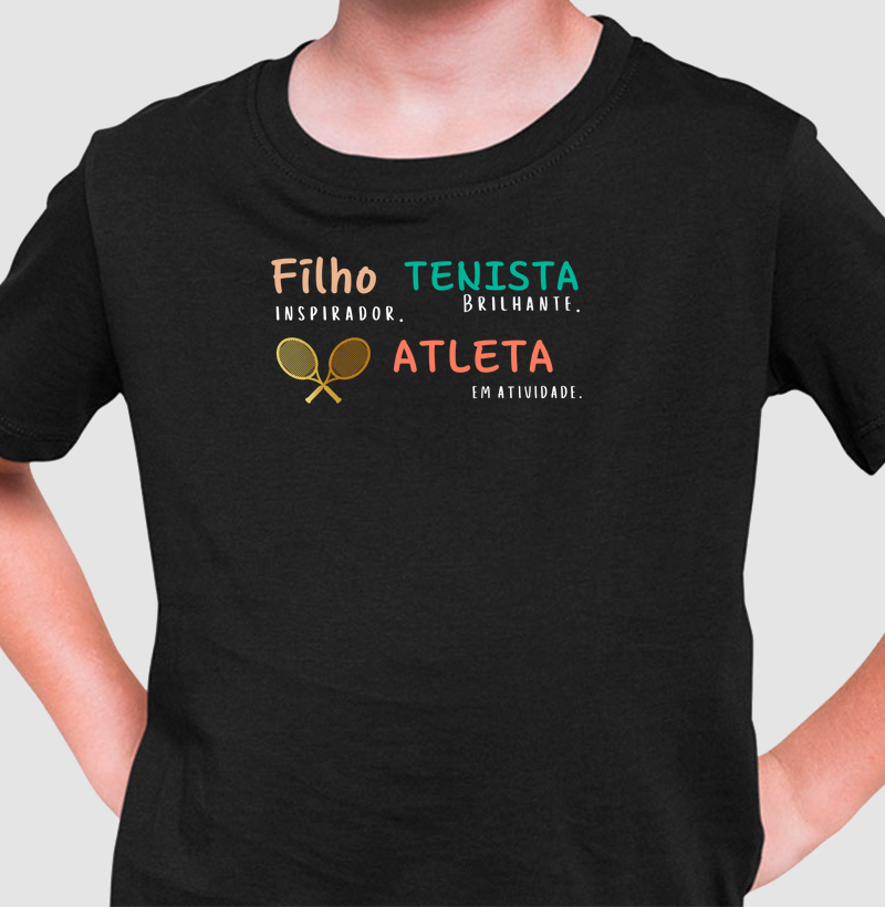 Filho, tenista e atleta