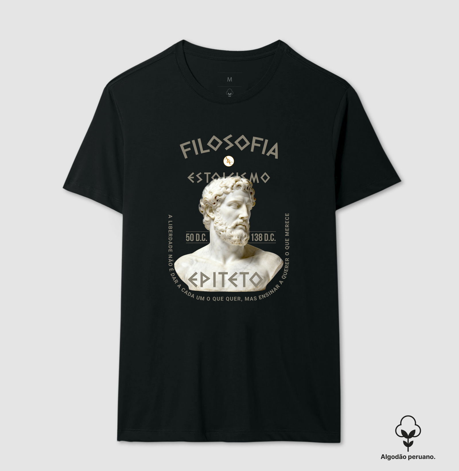 Camiseta Filosofia - Estoicismo- Epiteto