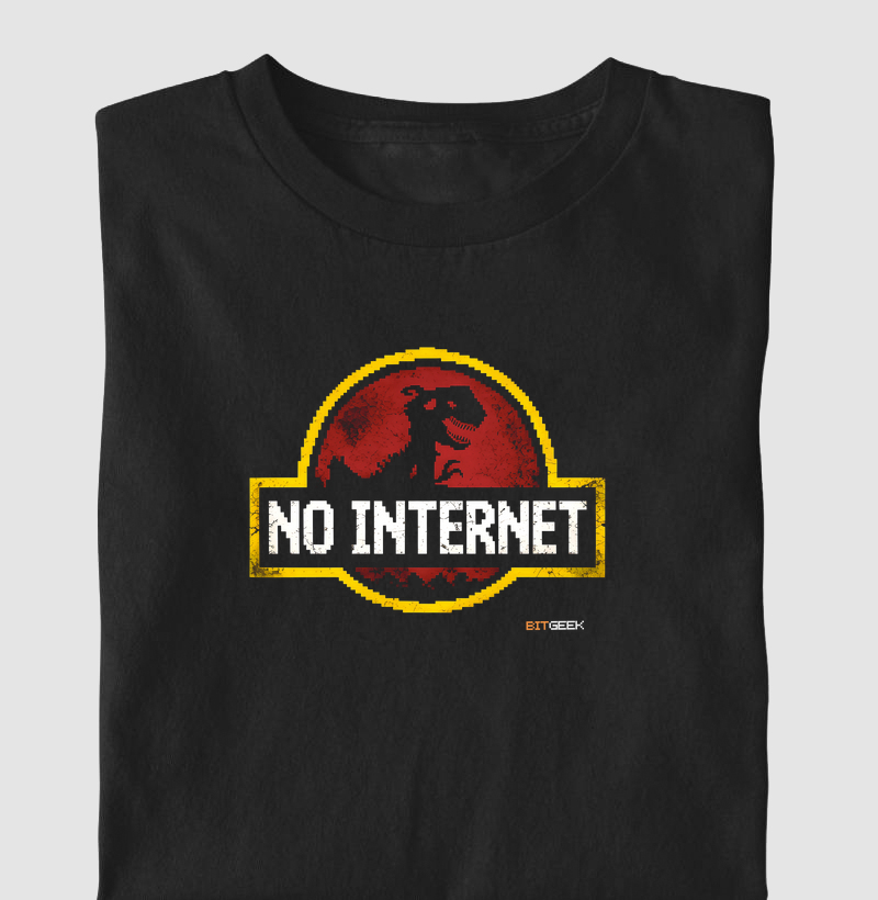 Camiseta Infantil No Internet