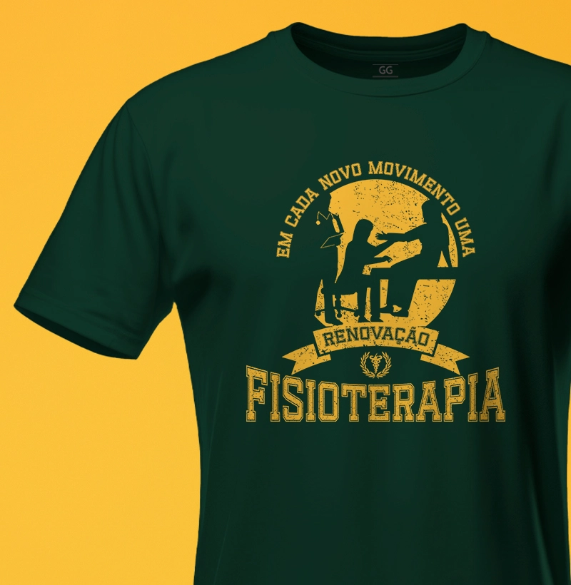 Camiseta Fisioterapia renovação - masculina