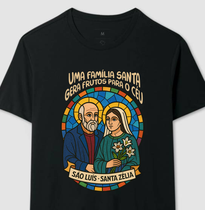 Camiseta São Luís e Santa Zélia