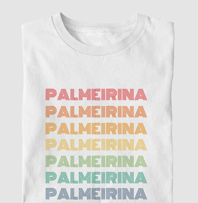 Palmeirina Letreiro Retrô
