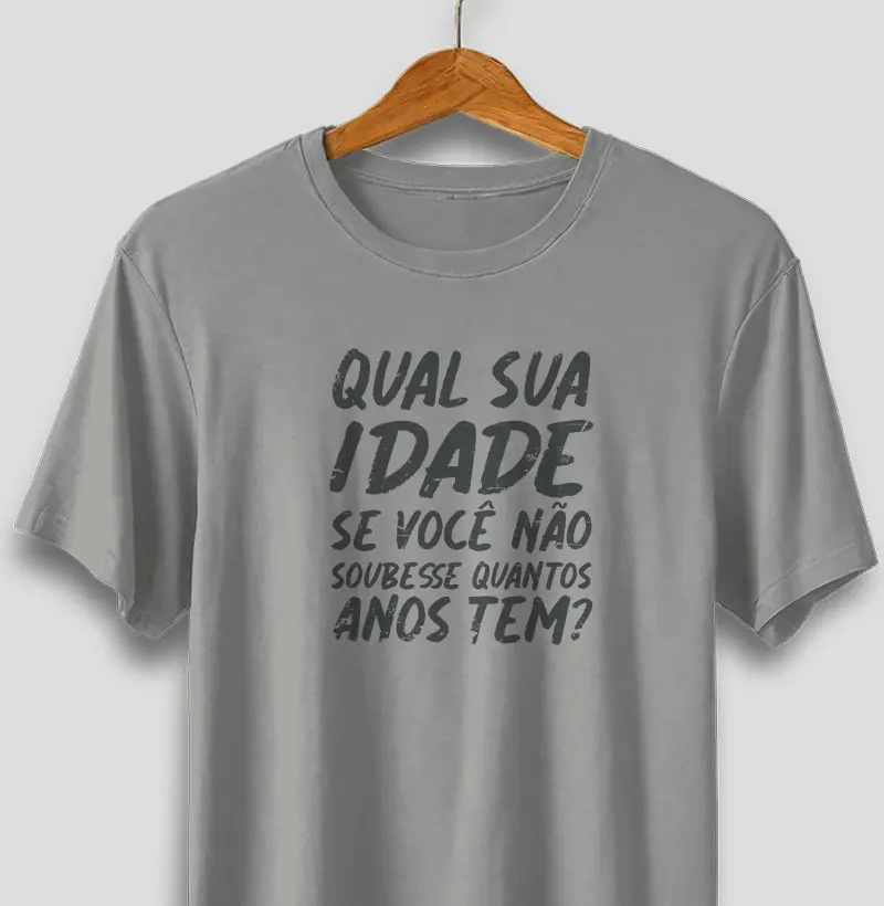 Qual sua idade?