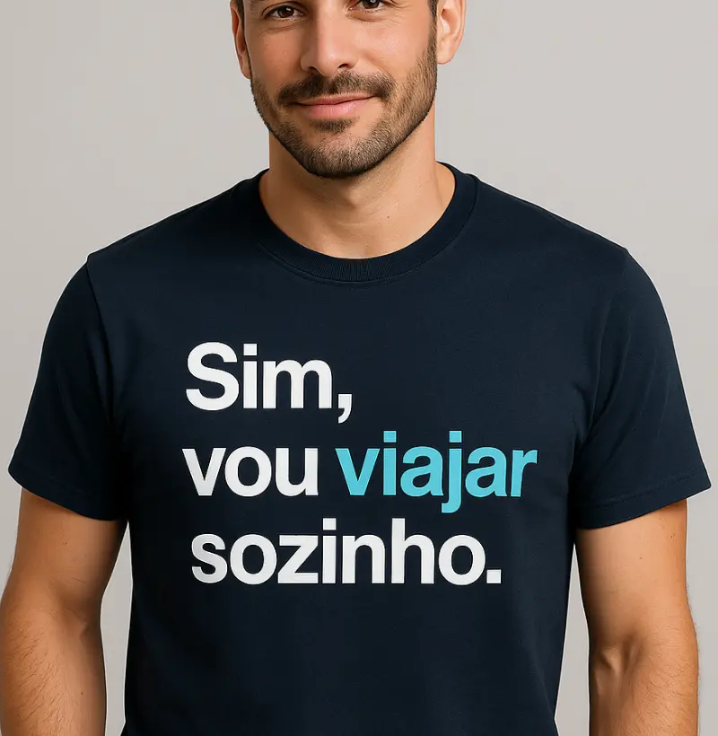 Sim, vou viajar sozinho