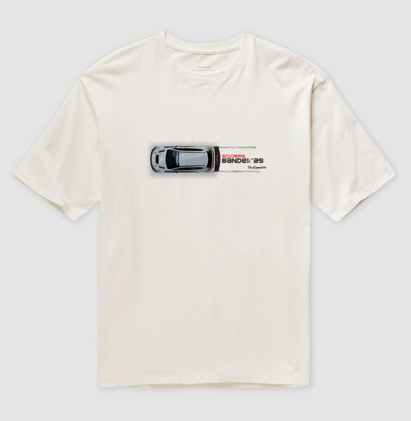 Camiseta Oversized Unstoppable Scuderia Bandeiras