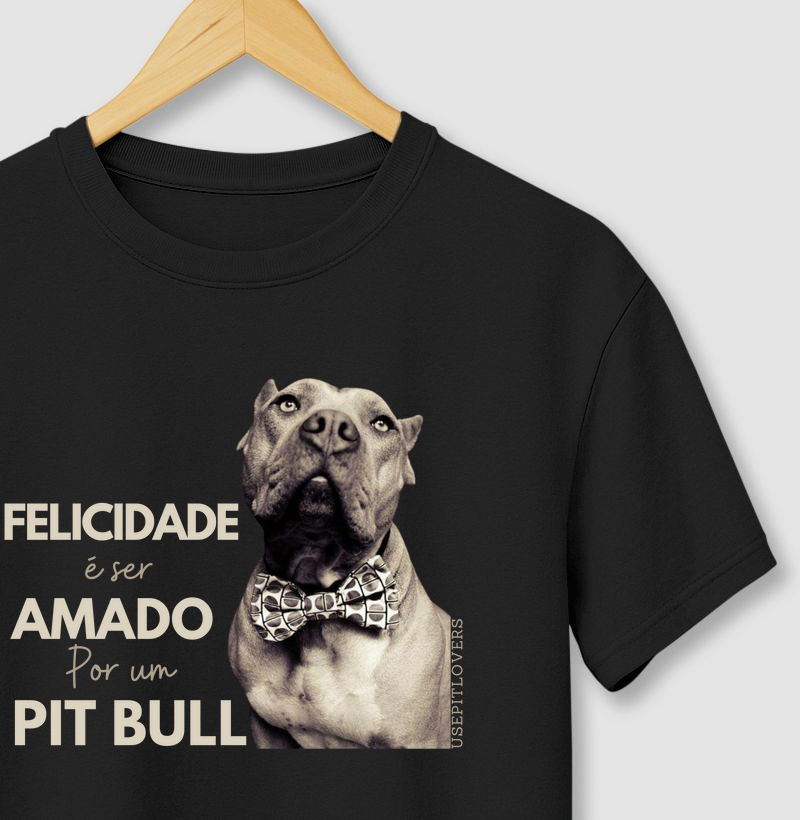 FELICIDADE É SER AMADO POR UM PIT BULL