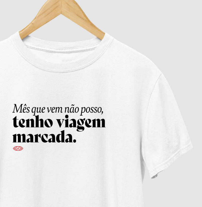 Tenho viagem marcada