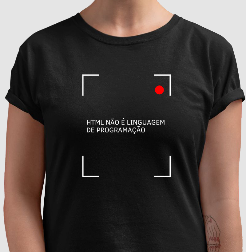 HTML NÃO É LINGUAGEM DE PROGRAMAÇÃO