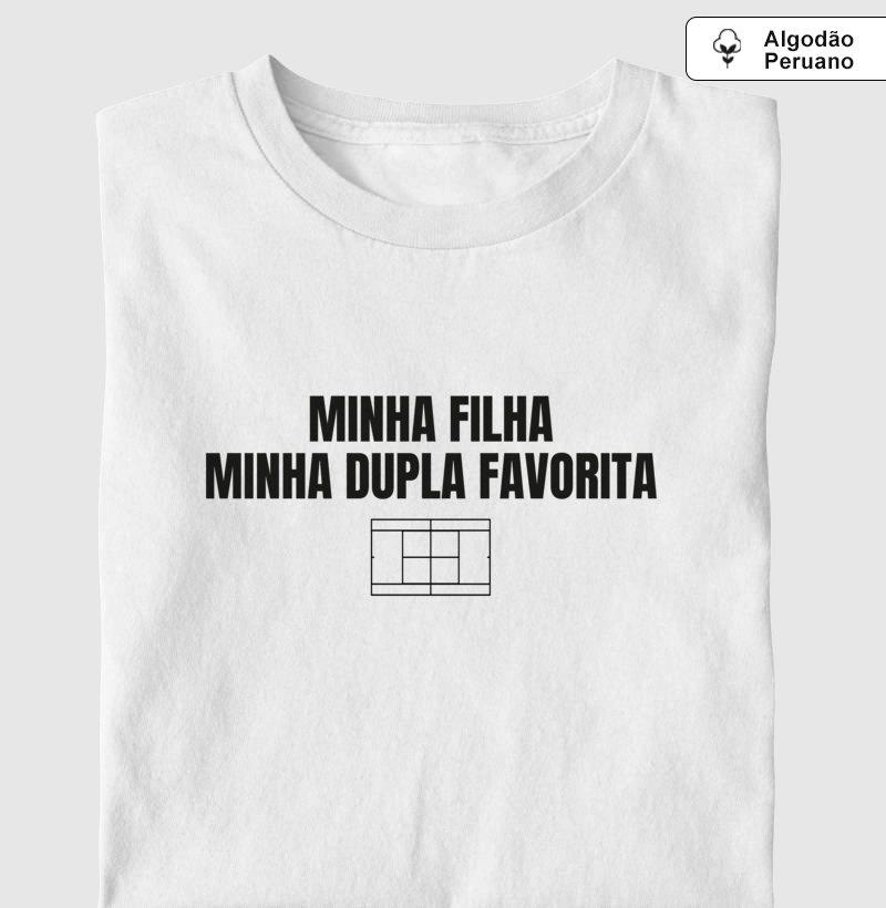 Minha filha, minha dupla favorita.