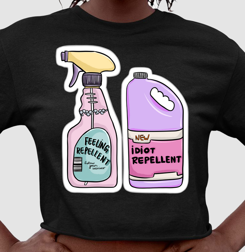 Repellent stickers