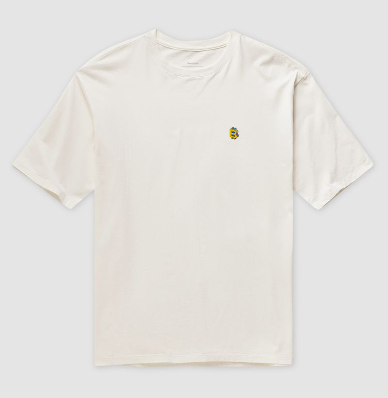 Bitcoin Ícone Memphis - Minimalista