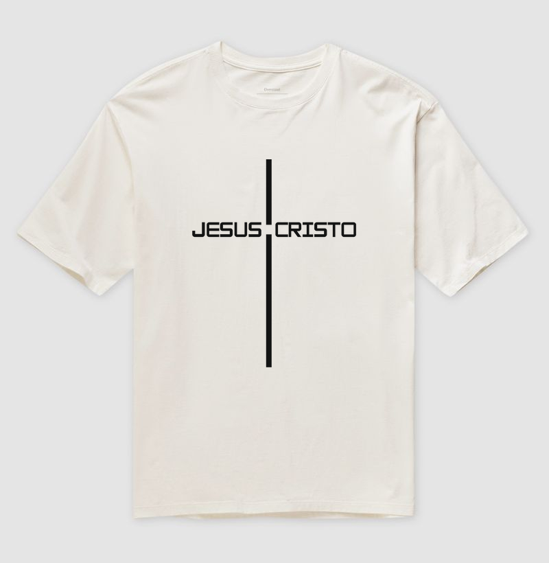Camiseta Oversized  Jesus Cristo