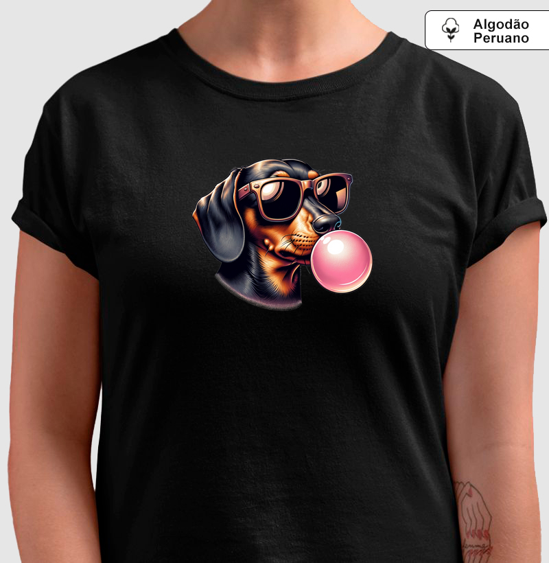 Camiseta Algodão Peruano Bubble