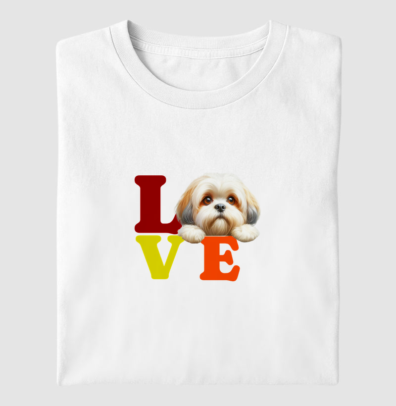 Camiseta Love Shih Tzu