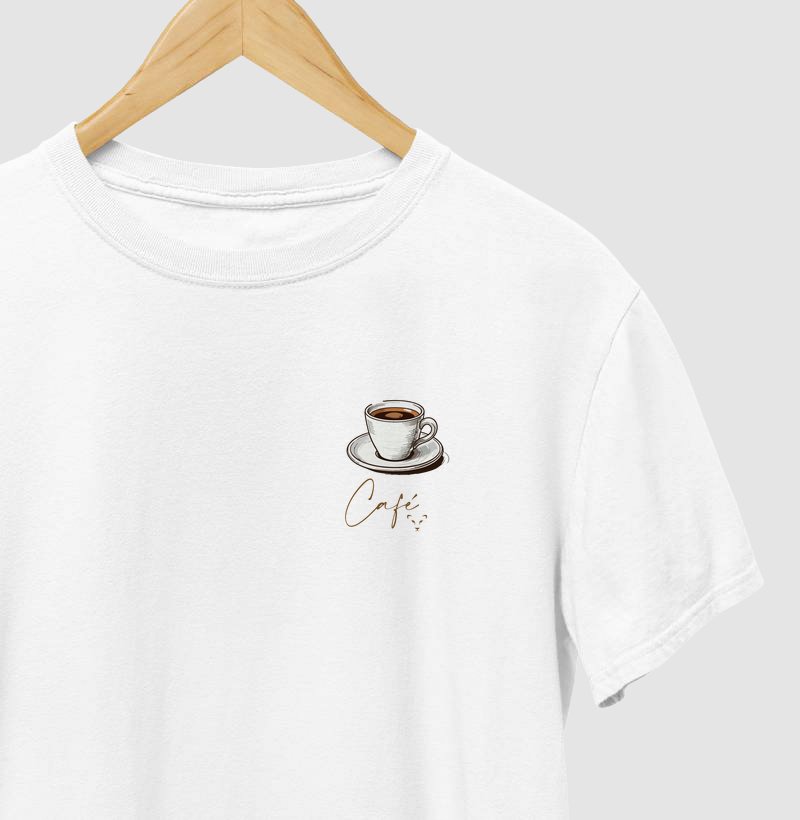 camiseta coleção drinks - café