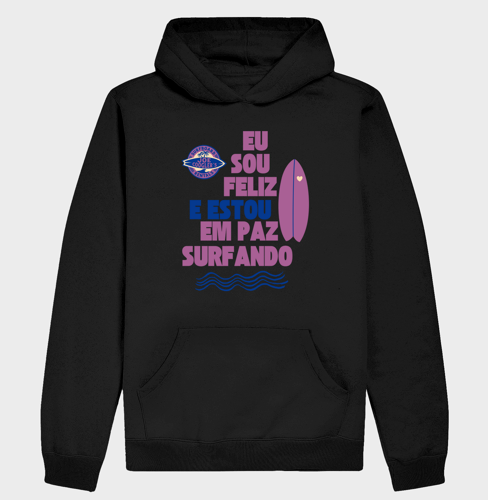 EU SOU FELIZ E ESTOU EM PAZ SURFANDO.