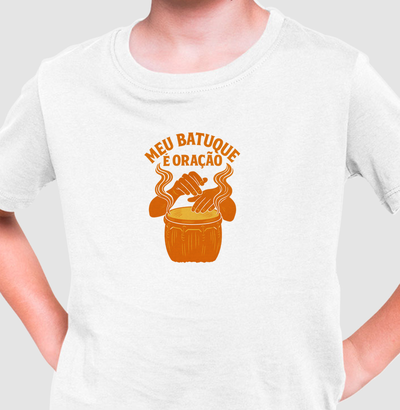 Camiseta Original Meu Batuque é Oração