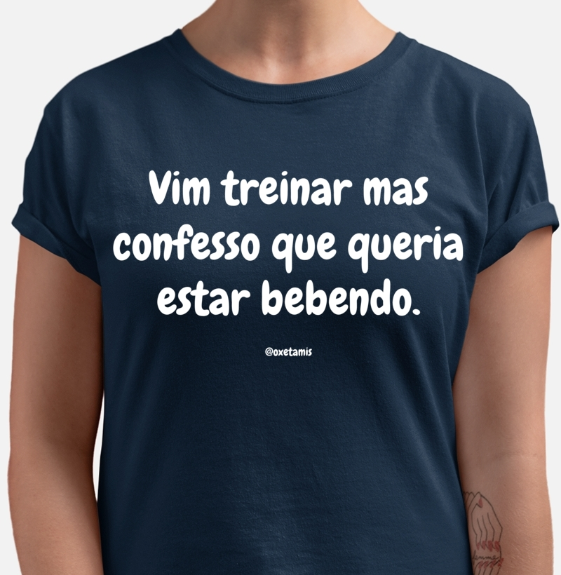 Vim treinar mas...