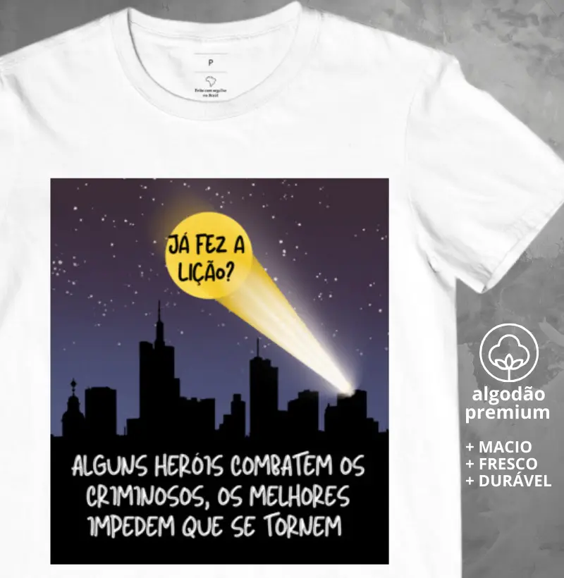 Camiseta Melhores Heróis