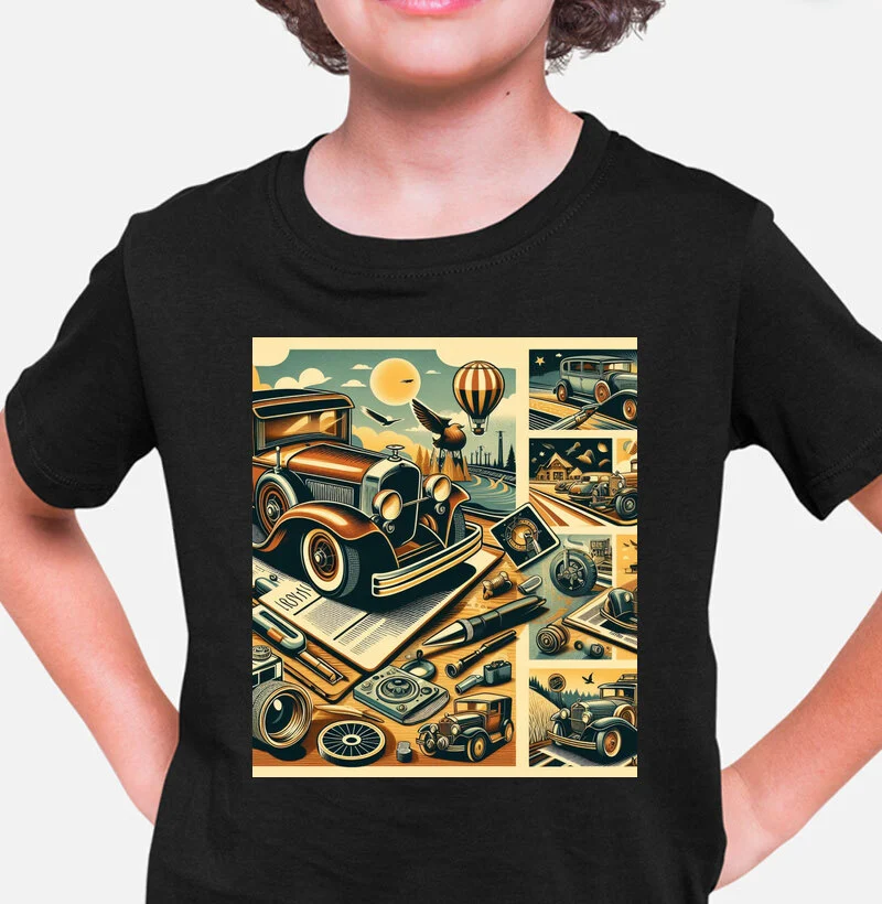 Camiseta Mini D. VITOR STORE - Old Cars One
