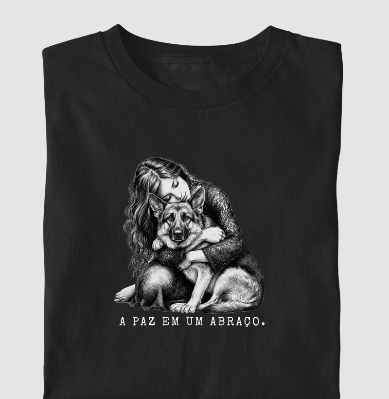 A paz em um abraço.
