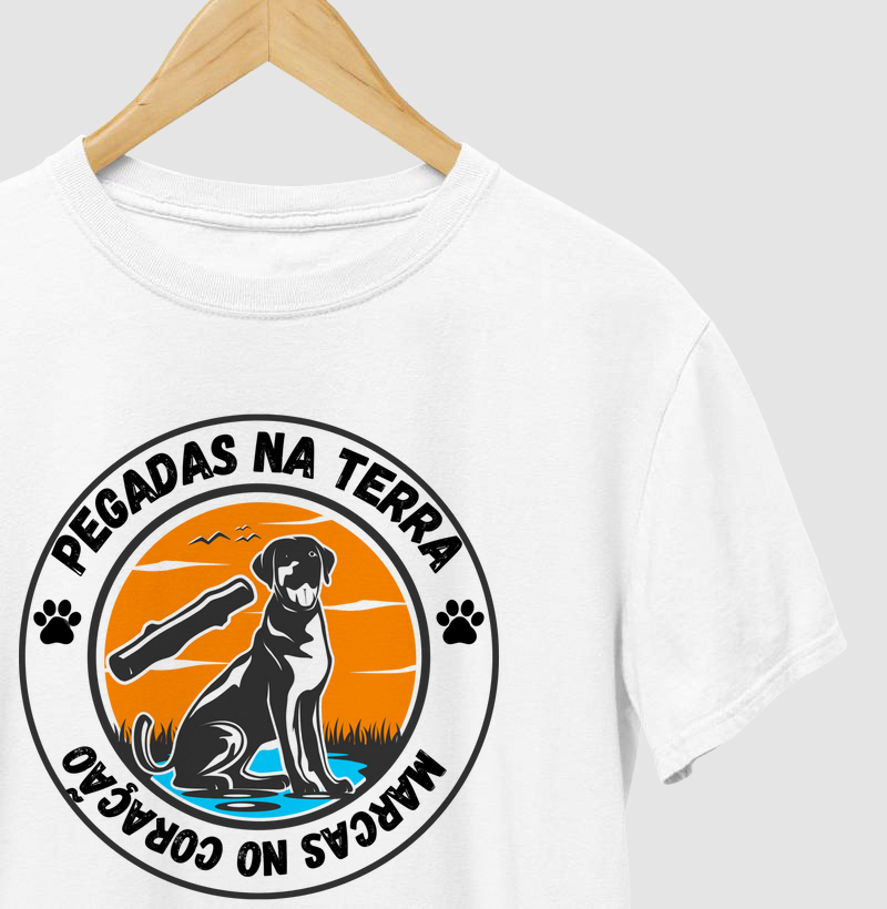 Camiseta Pegadas na Terra 