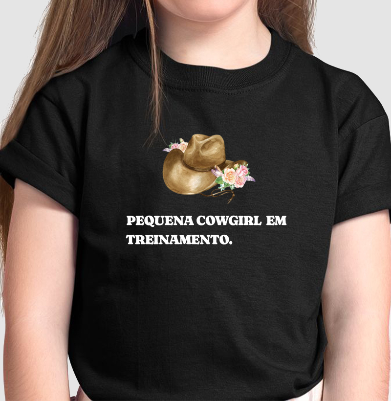 Pequena Cowgirl em treinamento - KIDS 