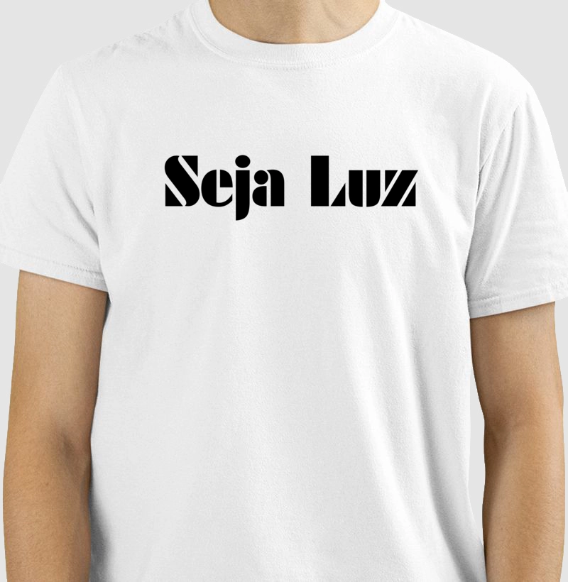 Estampa "Seja Luz"