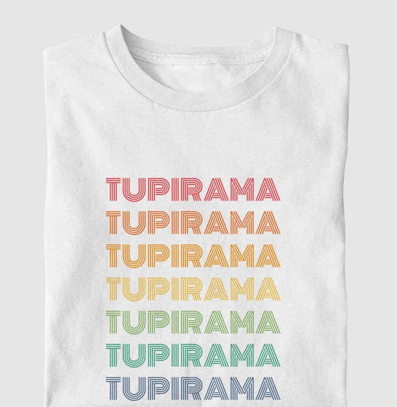 Tupirama Letreiro Retrô